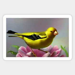 canary flower Sticker